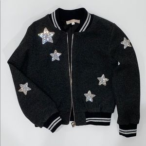 Crystal stars girls jacket